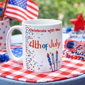 Celebrate With Me Mugs 4th of July
